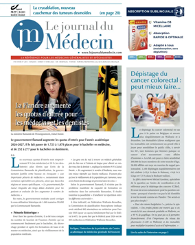 Cover of Journal du Medecin (French)
