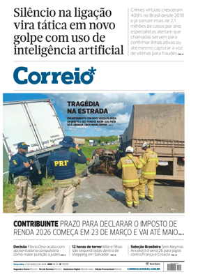Cover of Correio da Bahia