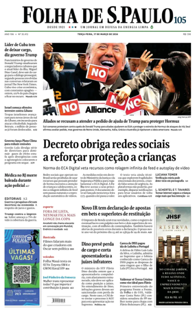 Cover of Folha de S.Paulo