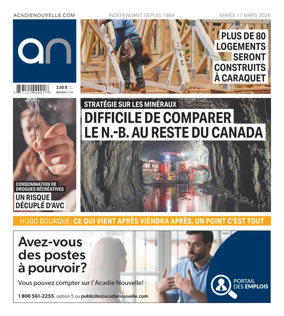 Cover of Acadie Nouvelle