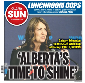 Cover of Calgary Sun
