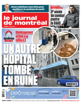 Cover of Le Journal de Montreal