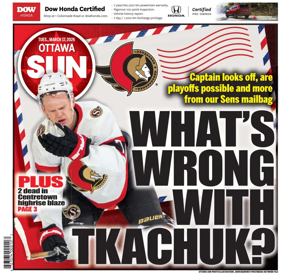 Cover of Ottawa Sun