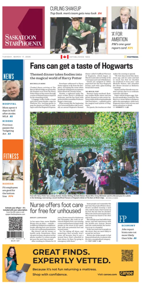 Cover of Saskatoon StarPhoenix