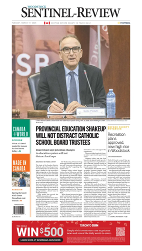 Cover of Sentinel-Review (Woodstock)