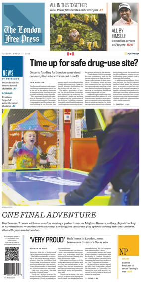 Cover of The London Free Press