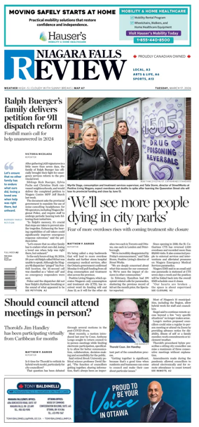 Cover of The Niagara Falls Review