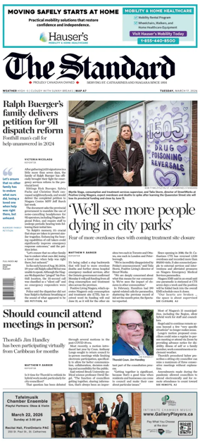 Cover of The Standard (St. Catharines)