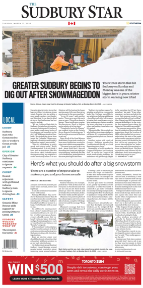 Cover of The Sudbury Star