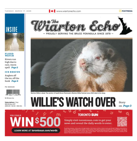 Cover of Wiarton Echo