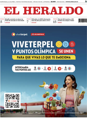 Cover of El Heraldo (Colombia)