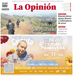 Cover of La Opinion