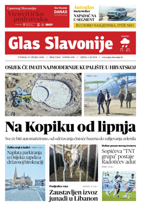 Cover of Glas Slavonije