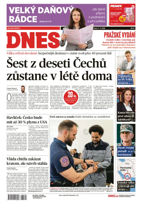 Cover of Dnes Prague Edition
