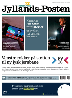 Cover of Jyllands-Posten