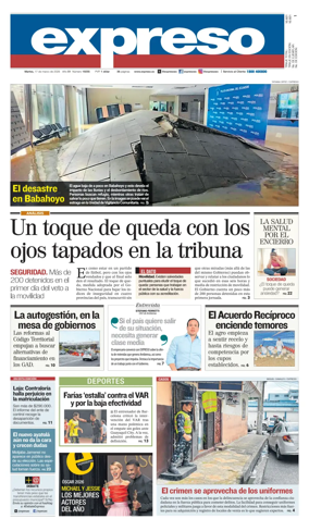 Cover of Diario Expreso