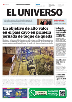 Cover of El Universo