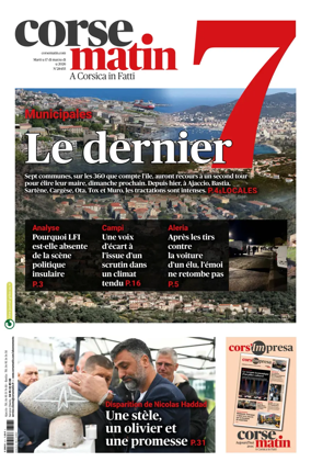 Cover of Corse Matin