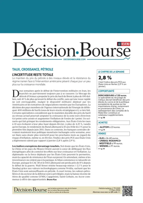 Cover of Decision Bourse