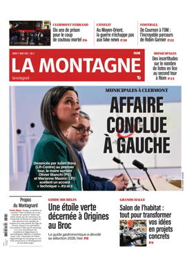 Cover of La Montagne (Riom)