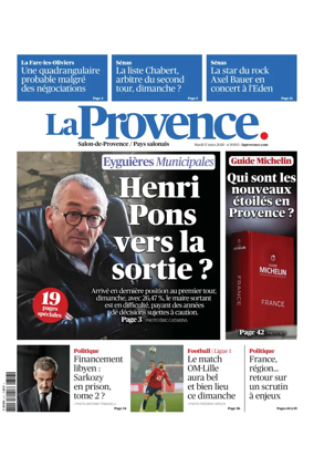 Cover of La Provence Salon-de-Provence / Pays salonais
