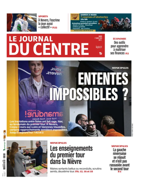 Cover of Le Journal du Centre