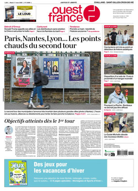 Cover of Ouest France (Challans / Saint-Gilles-Croix-de-Vie)
