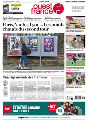 Cover of Ouest-France (Lannion / Paimpol / Guingamp)