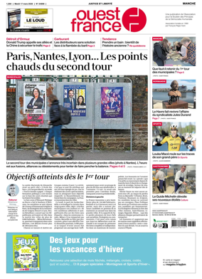 Cover of Ouest France (Manche)
