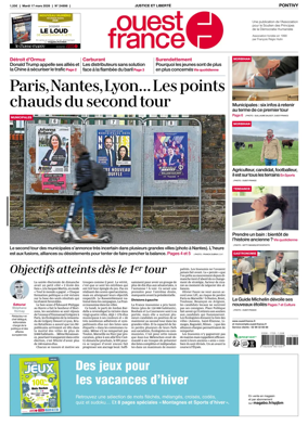 Cover of Ouest France (Pontivy)