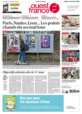 Cover of Ouest France (Redon / Pays de Vilaine)