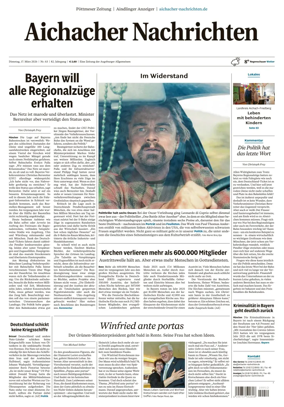 Cover of Aichacher Nachrichten