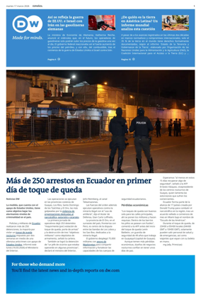 Cover of Deutsche Welle (Spanish edition)