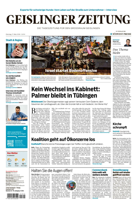 Cover of Geislinger Zeitung