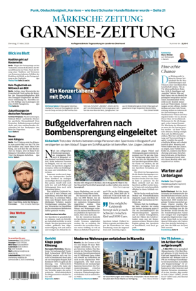 Cover of Gransee-Zeitung
