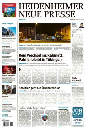 Cover of Heidenheimer Neue Presse