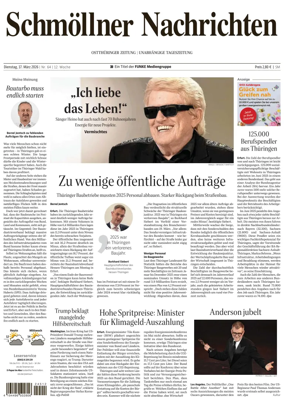 Cover of Ostthuringer Zeitung (Schmolln)