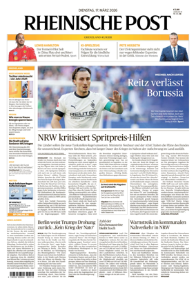 Cover of Rheinische Post Viersen