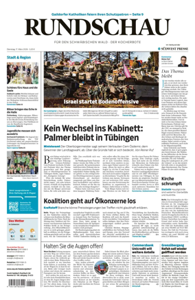 Cover of Rundschau fur den Schwabischen Wald – Der Kocherbote