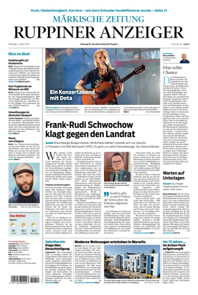 Cover of Ruppiner Anzeiger