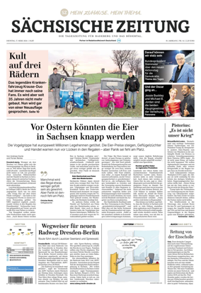 Cover of Sachsische Zeitung (Rodertal)