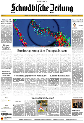 Cover of Schwabische Zeitung (Biberach)