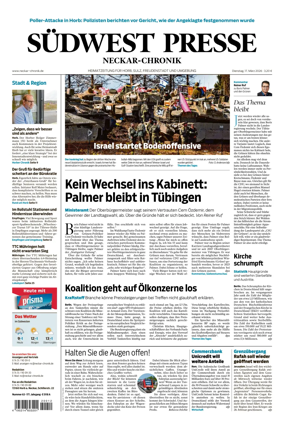 Cover of SUDWEST PRESSE - Neckar-Chronik