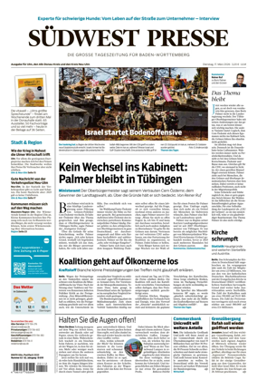 Cover of Sudwest Presse