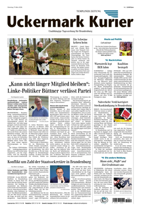 Cover of Templiner Zeitung