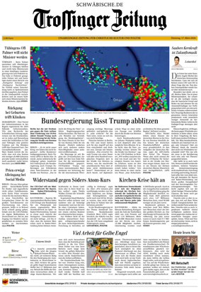 Cover of Trossinger Zeitung