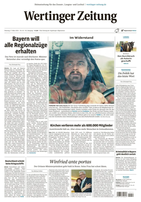 Cover of Wertinger Zeitung
