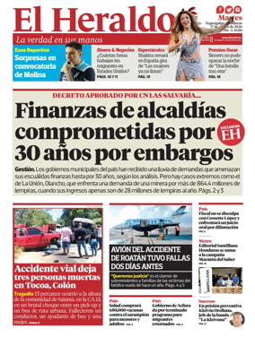 Cover of Diario El Heraldo