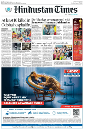 Cover of Hindustan Times ST (Jaipur)