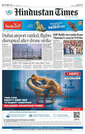 Cover of Hindustan Times Thane